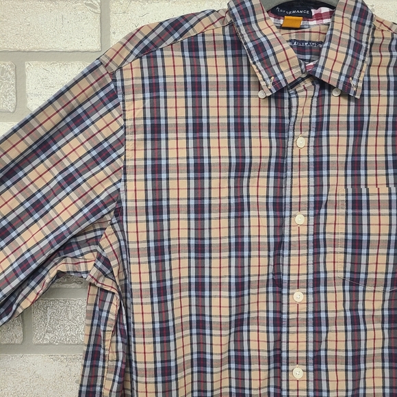 Taylor Vintage Plaid Button Down Collared Shirt Size Medium - Picture 5 of 5